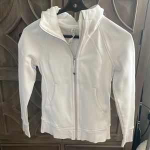 Lululemon white scuba hoodie size 2